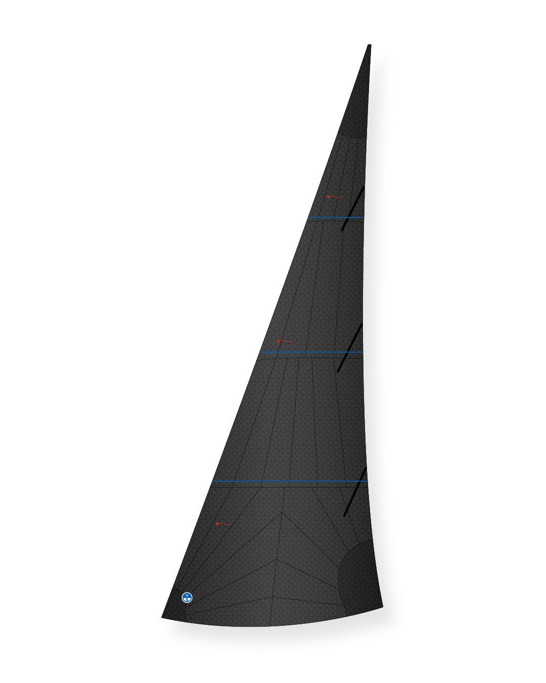 1 | Gray | North Sails Martin 242 Jib