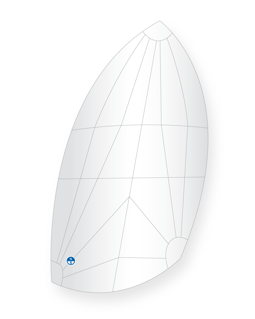 1 | White | North Sails Melges 24 P1 Asymmetric