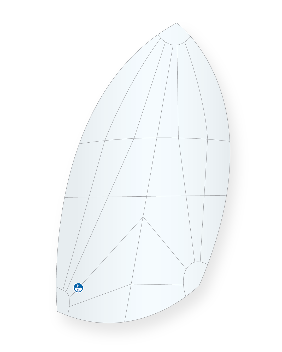 1 | Arctic White | North Sails Melges 24 P3 Asymmetric