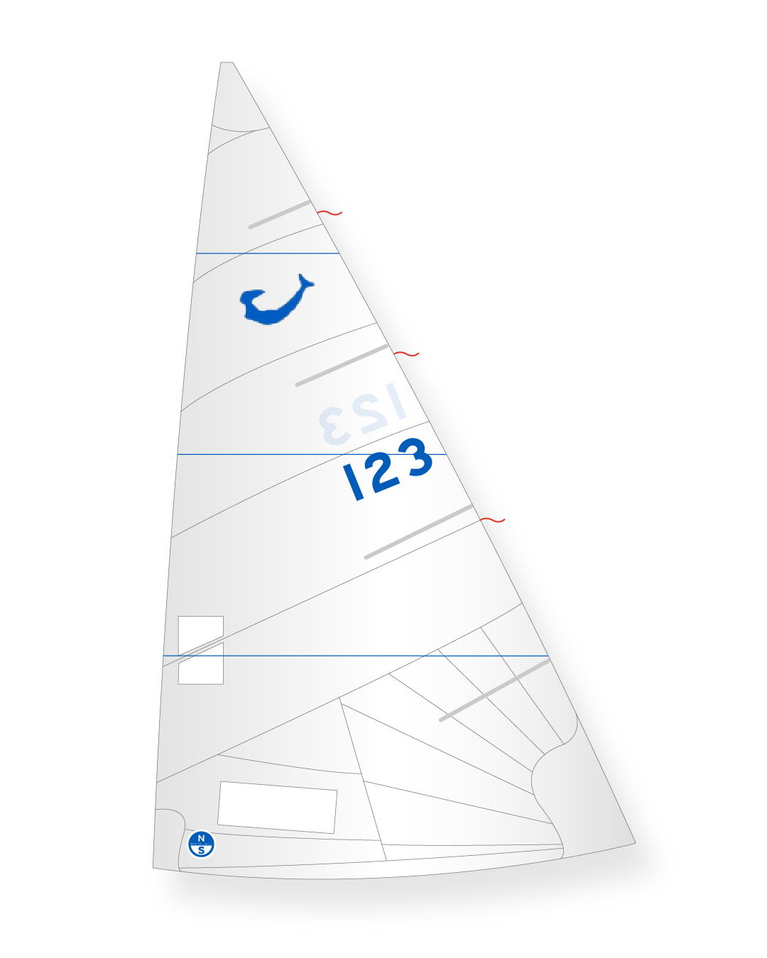 1 | White | North Sails Mermaid Mainsail