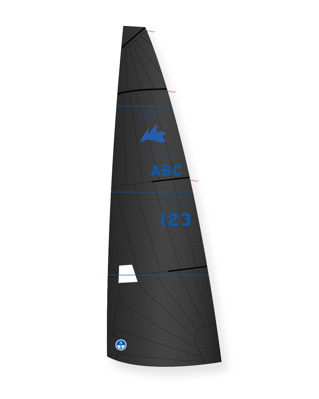 1 | Gray | North Sails Micro Mainsail