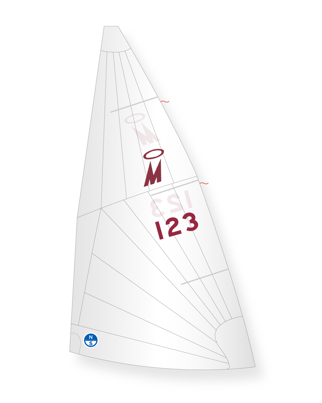 1 | White | North Sails Miracle Mainsail