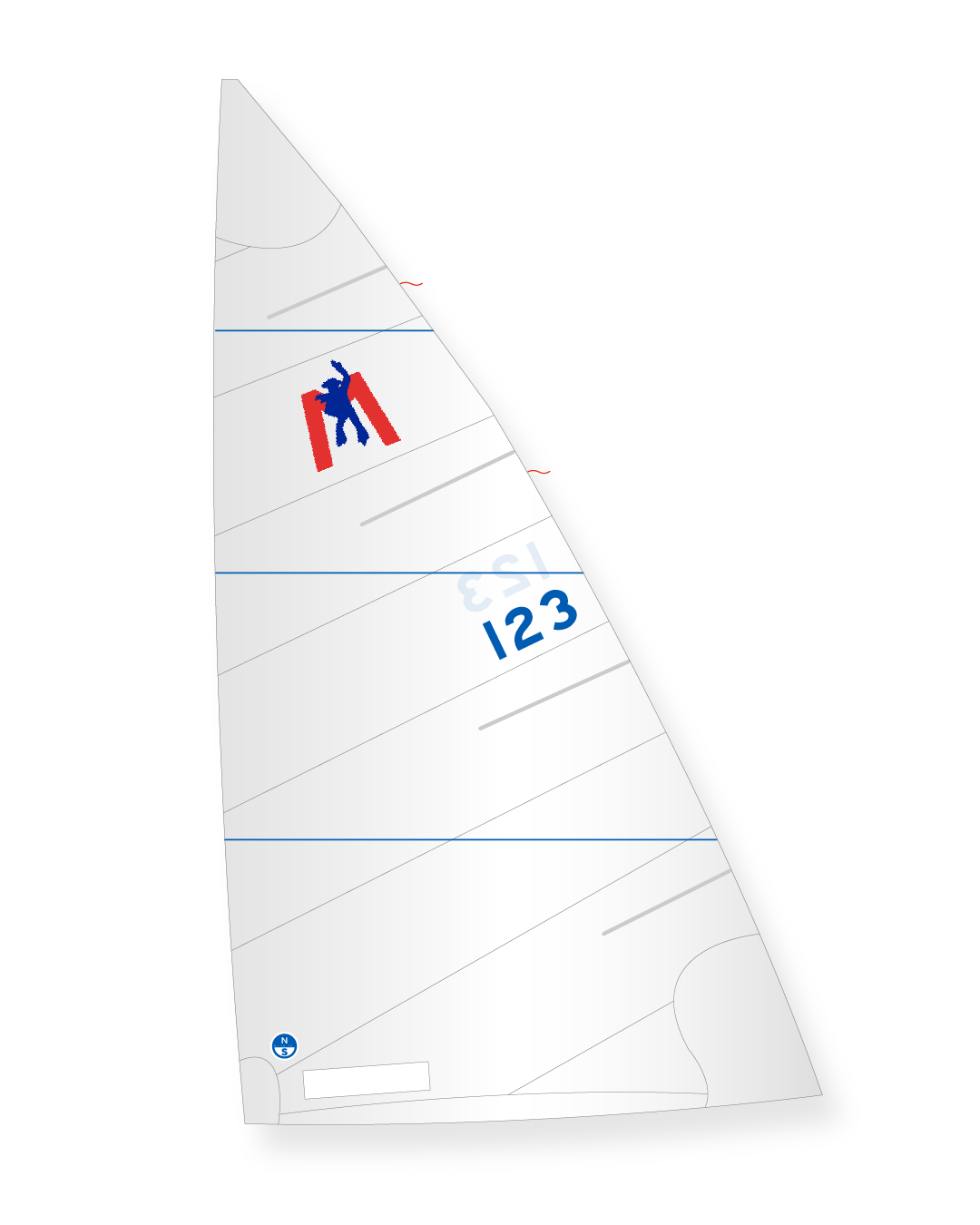 1 | White | North Sails Mobjack Mainsail