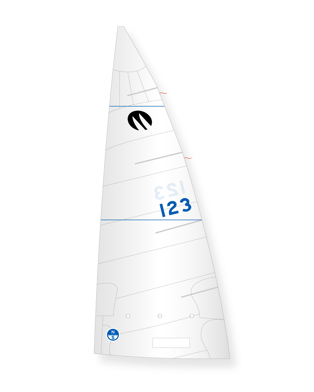 1 | White | North Sails Moore 24 Mainsail