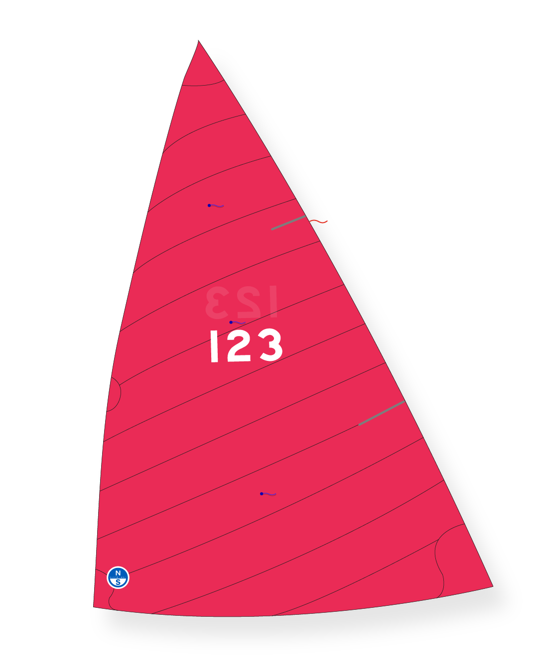 1 | Red | North Sails Myth Mainsail