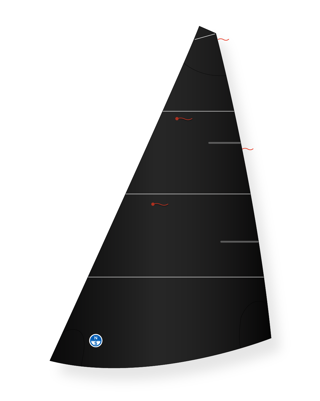 1 | Black | North Sails Noelex 3Di Genoa