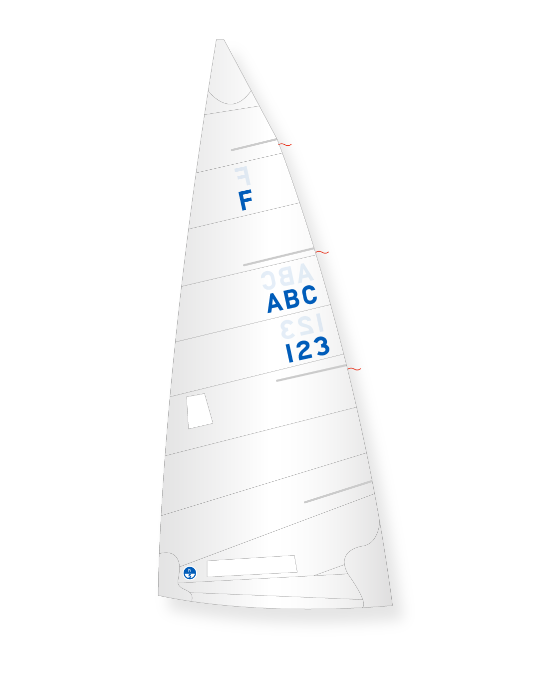 1 | White | North Sails Nordic Folkboat LM-5A Mainsail