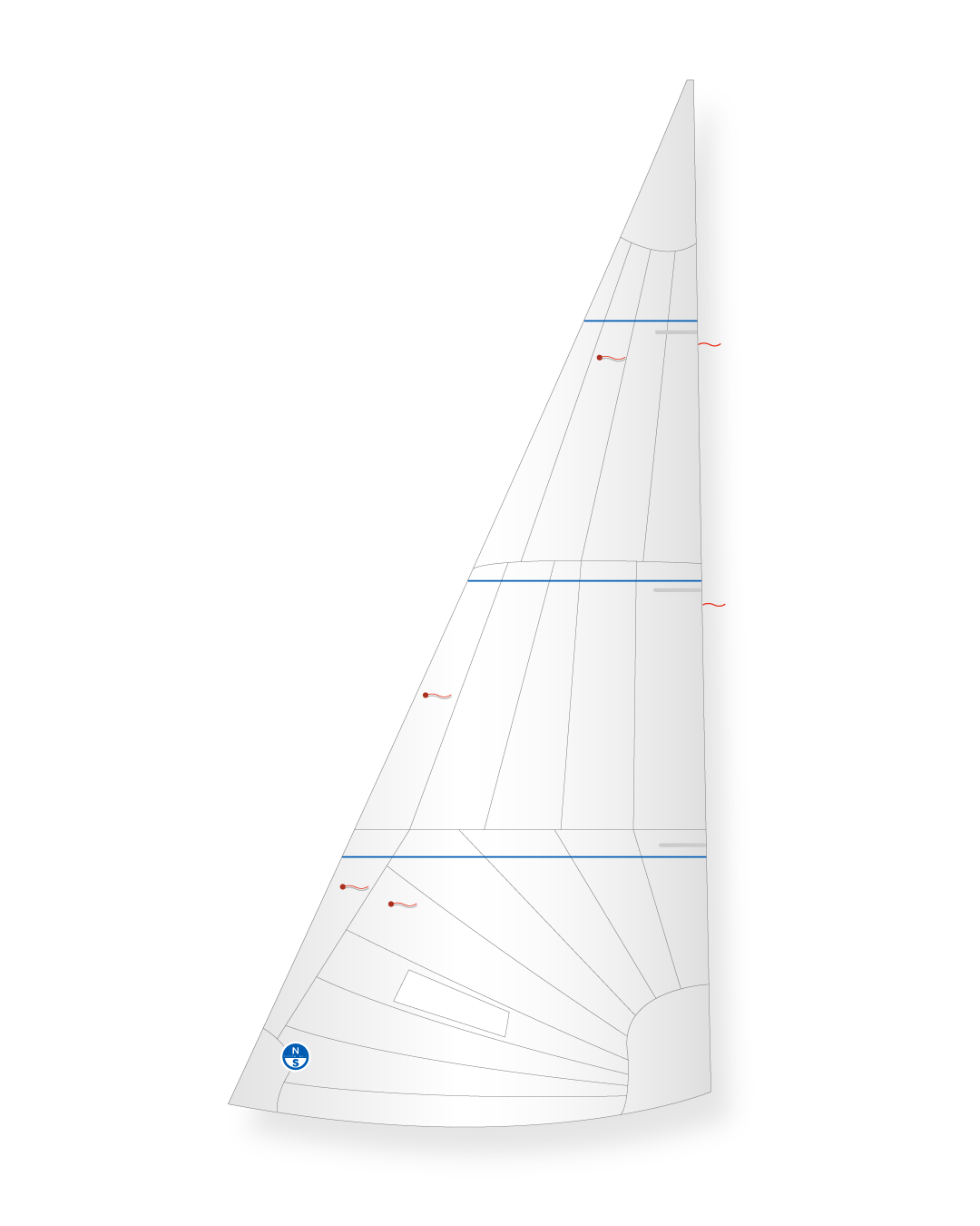 1 | White | North Sails Northern Michigan OD Jib