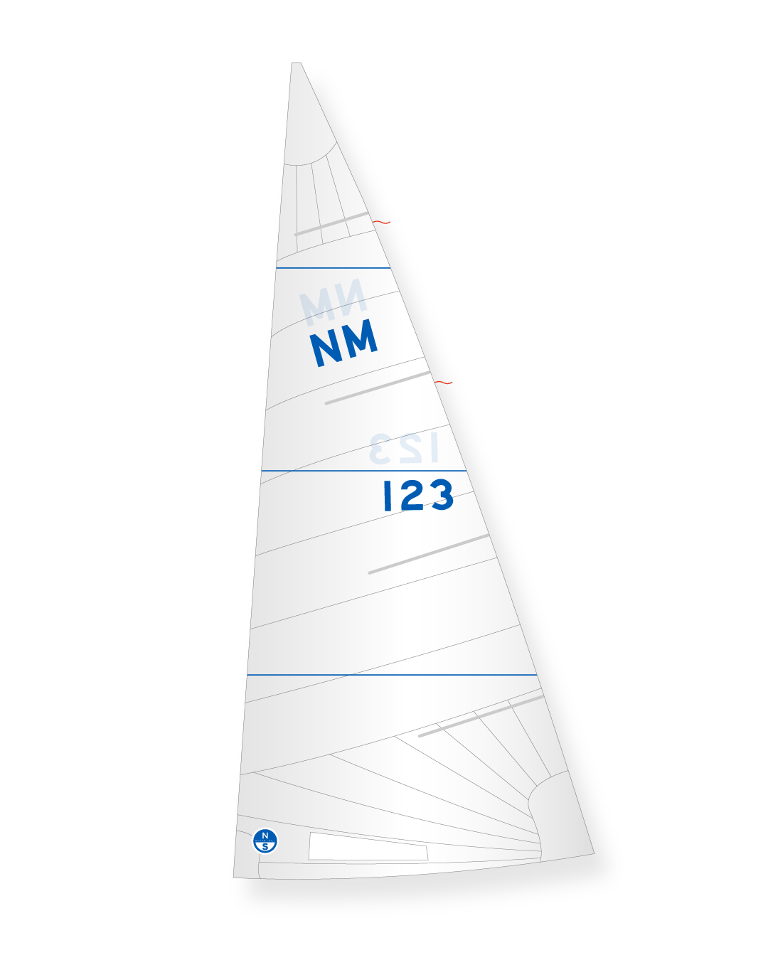 1 | White | North Sails Northern Michigan OD Mainsail