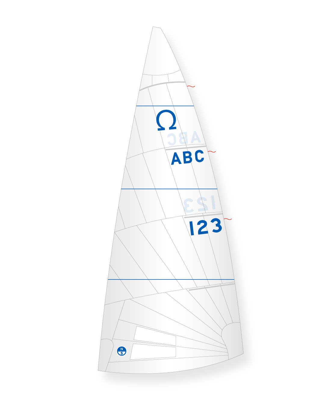 1 | White | North Sails Omega Mainsail