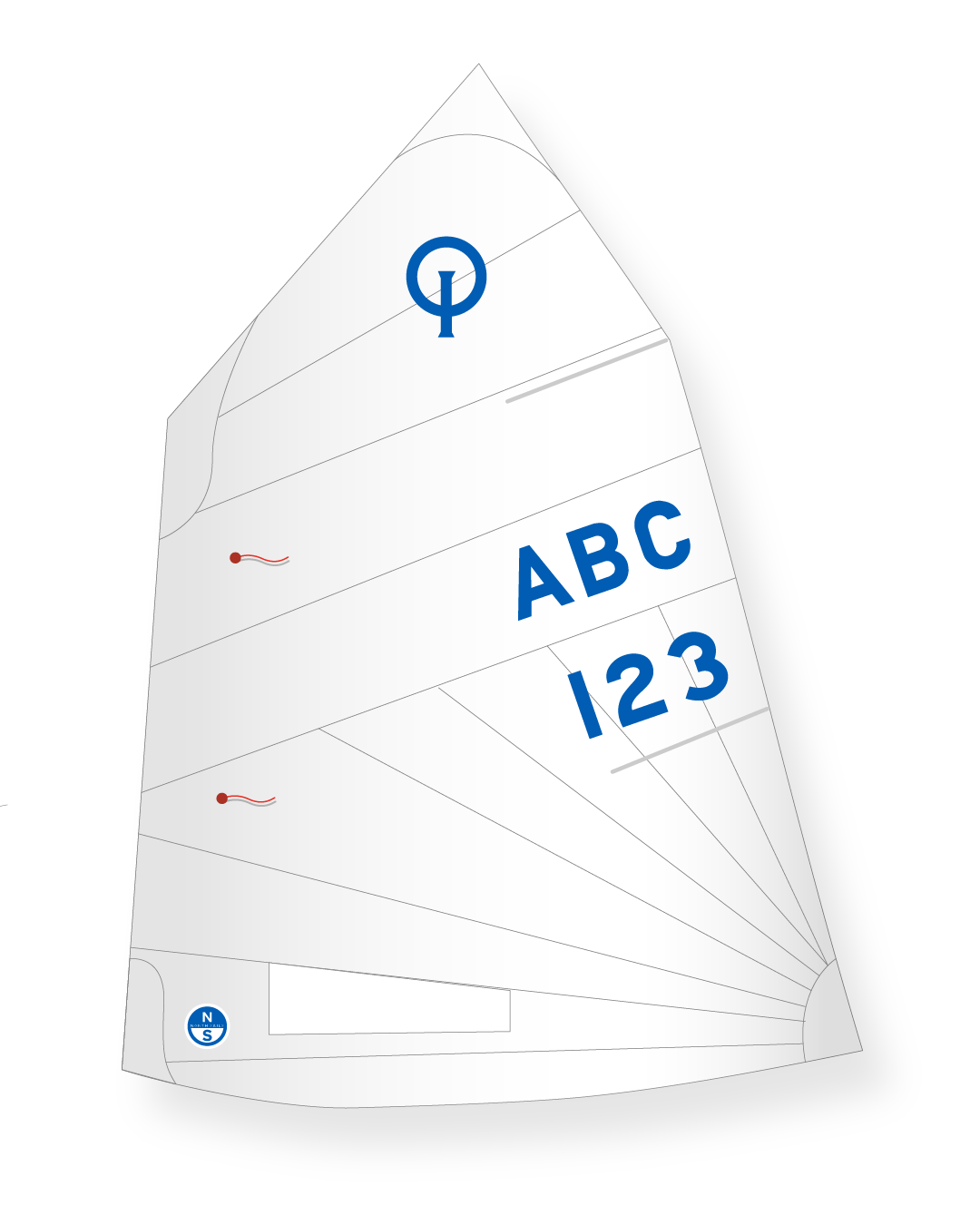 1 | White | North Sails Optimist R-6 Mainsail