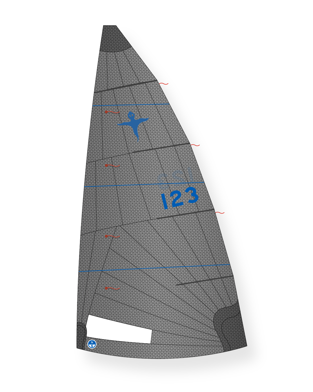 1 | Gray | North Sails SO-1 Minus Mainsail