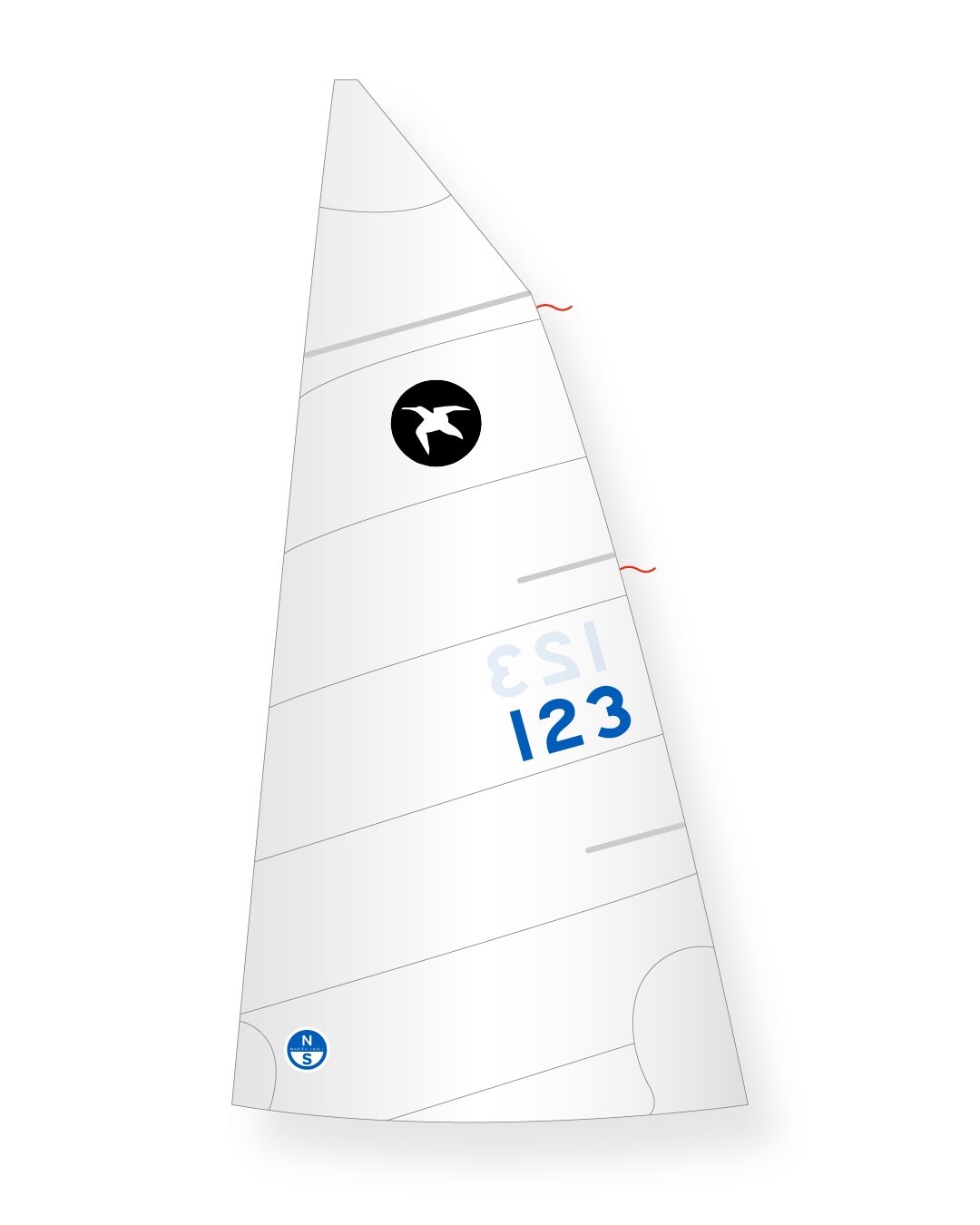 1 | White | North Sails Puffin Pacer Mainsail