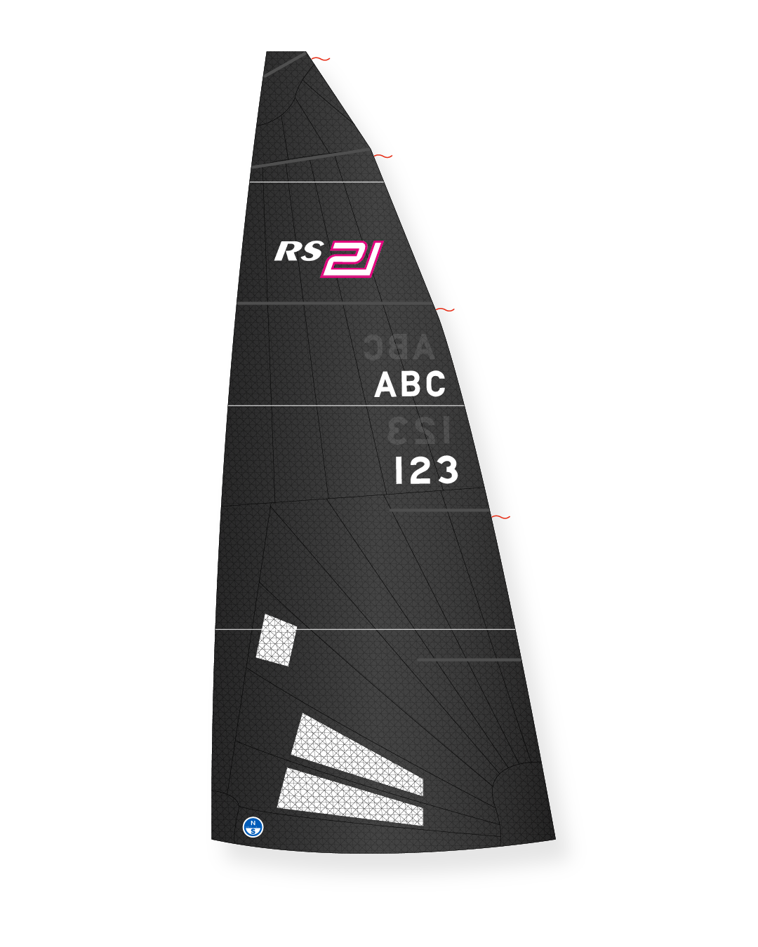 1 | Black | North Sails RS21 Mainsail
