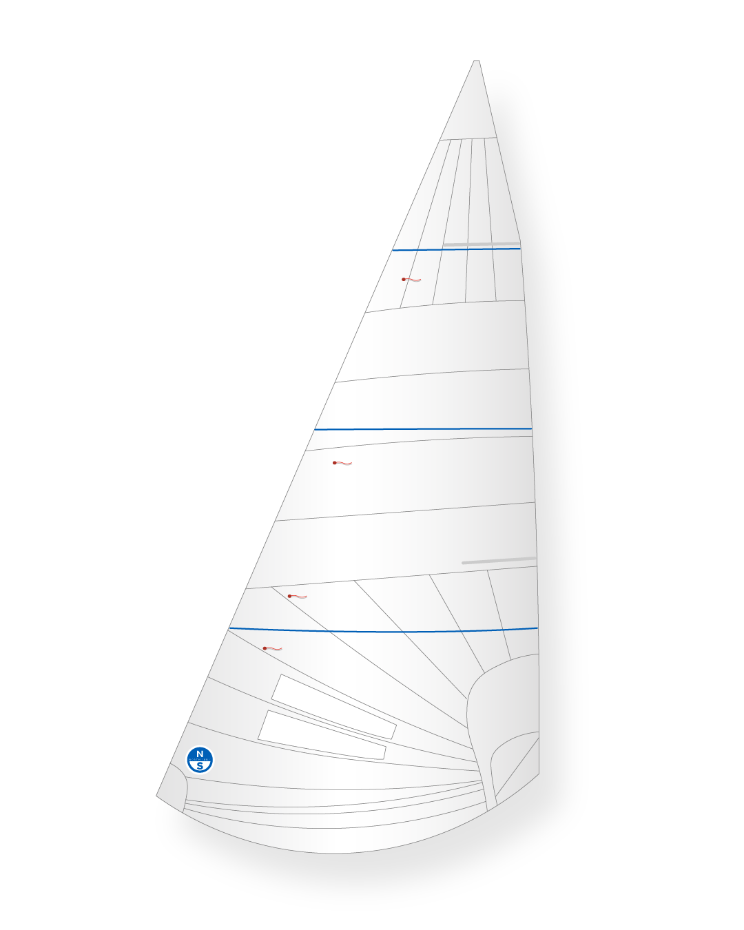 1 | White | North Sails Rhodes 19 Jib
