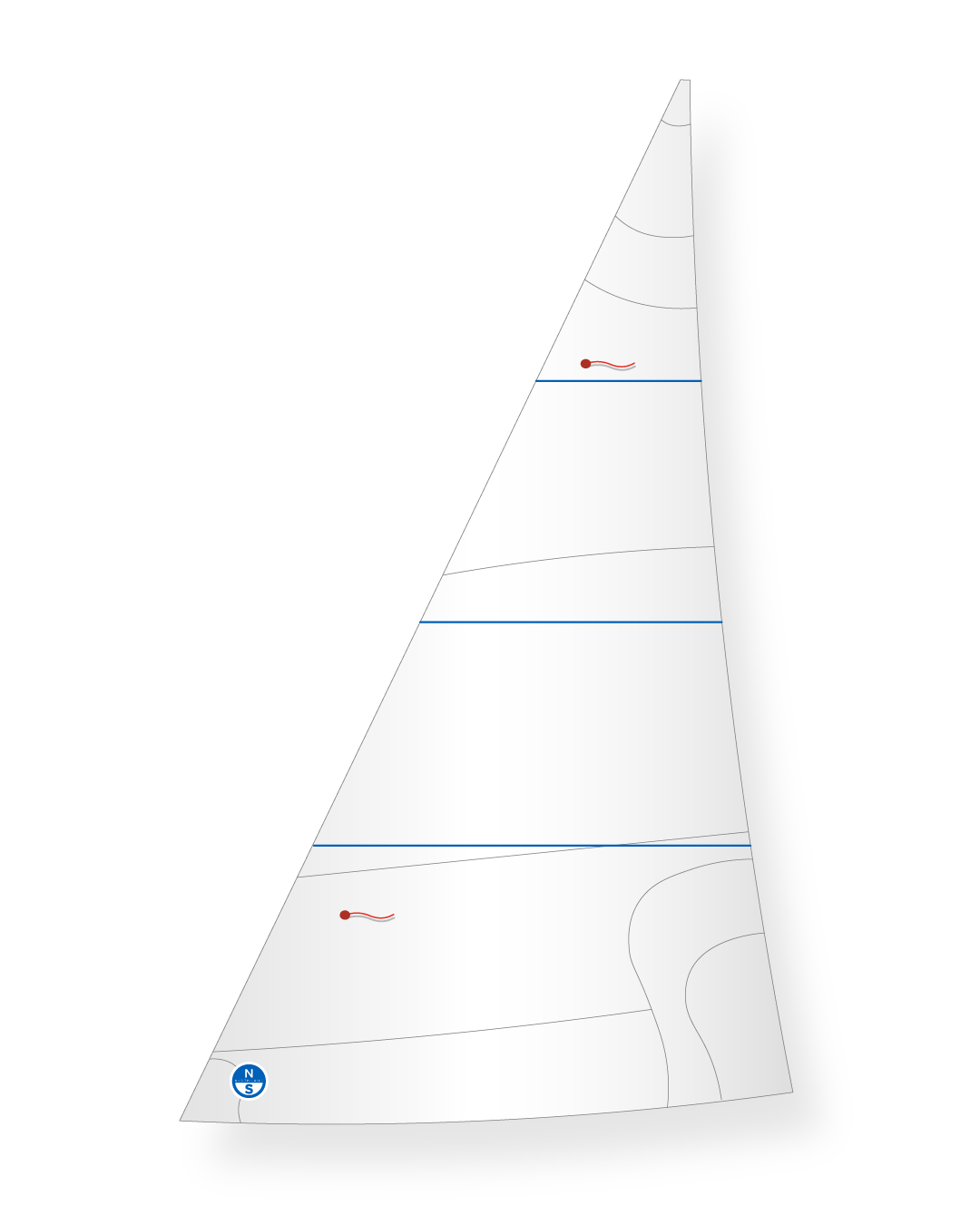 1 | White | North Sails Rhodes 19 Sport Jib