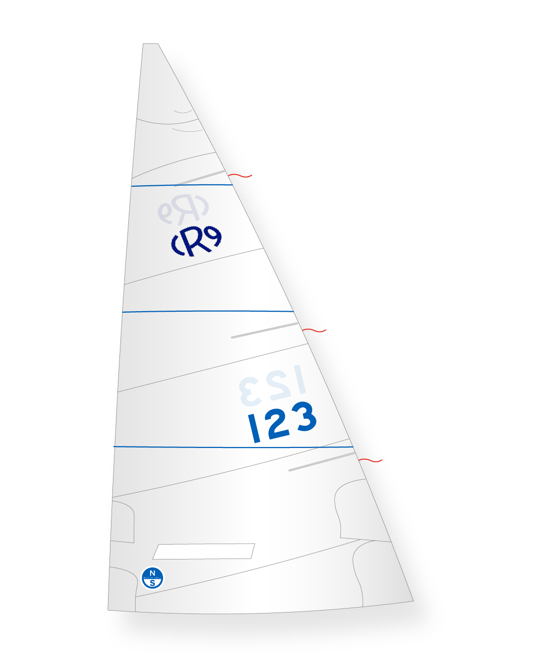 1 | White | North Sails Rhodes 19 Sport Mainsail