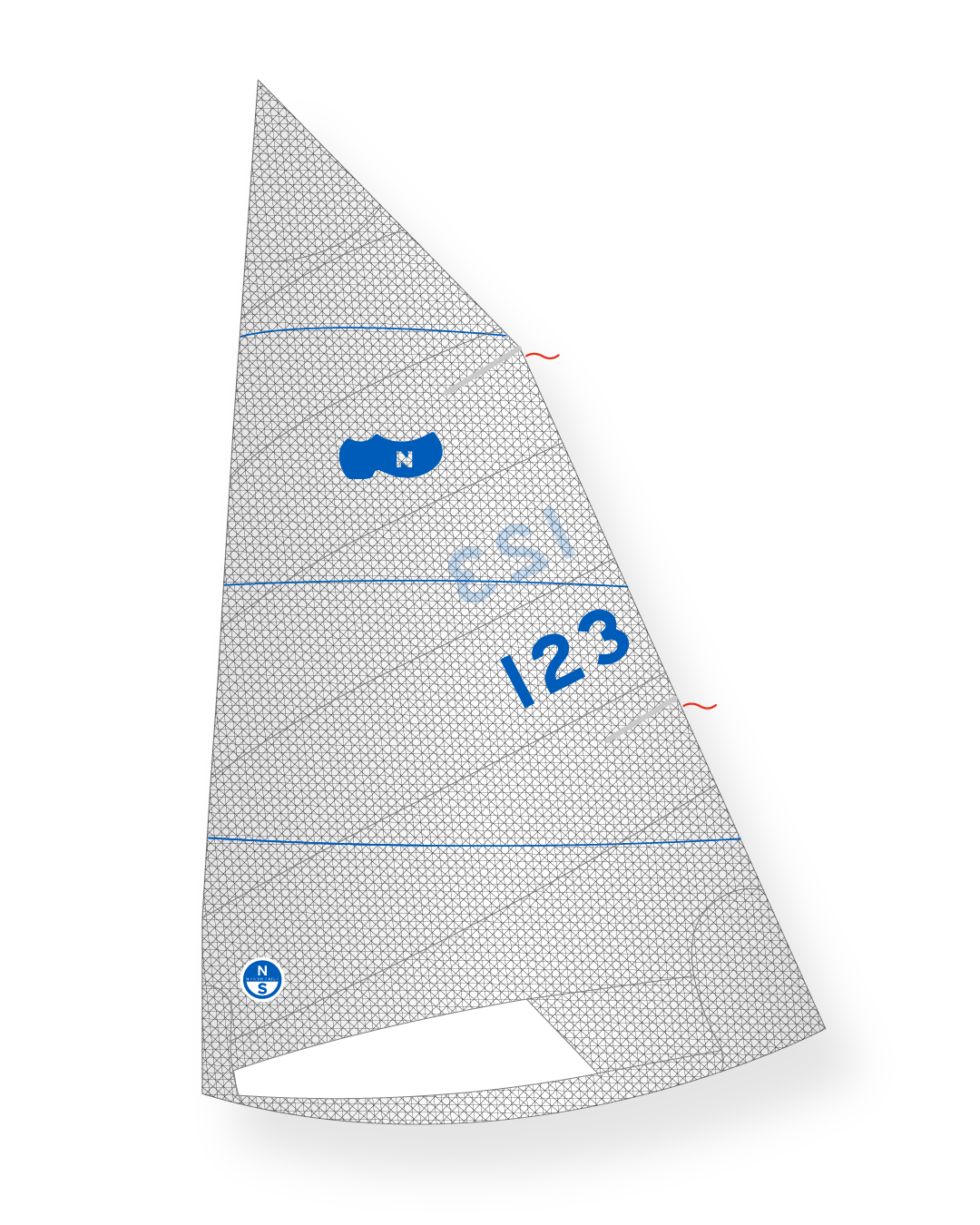 1 | White | North Sails Sabot Naples Mainsail