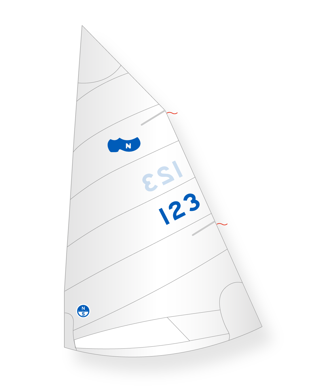 1 | White | North Sails Sabot Mainsail