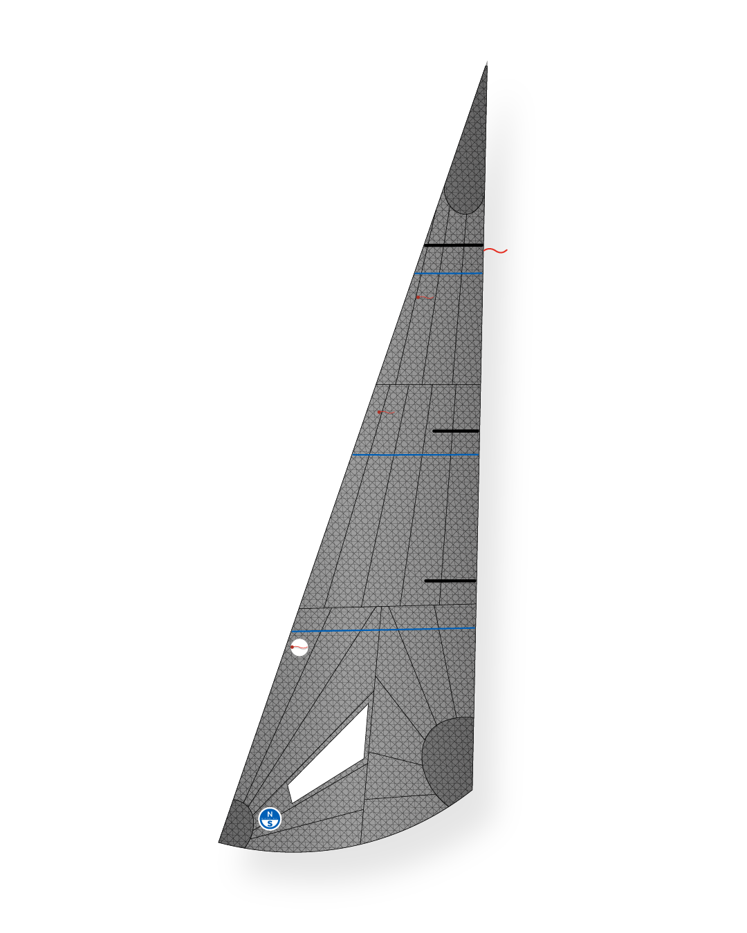 1 | Gray | North Sails Santana 20 Jib