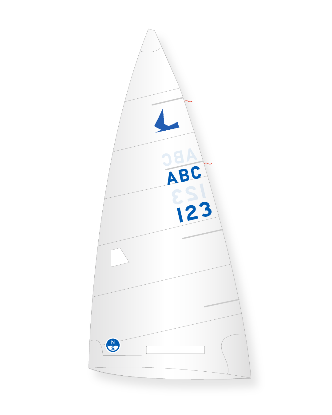 1 | White | North Sails Schwerzuvogel Mainsail