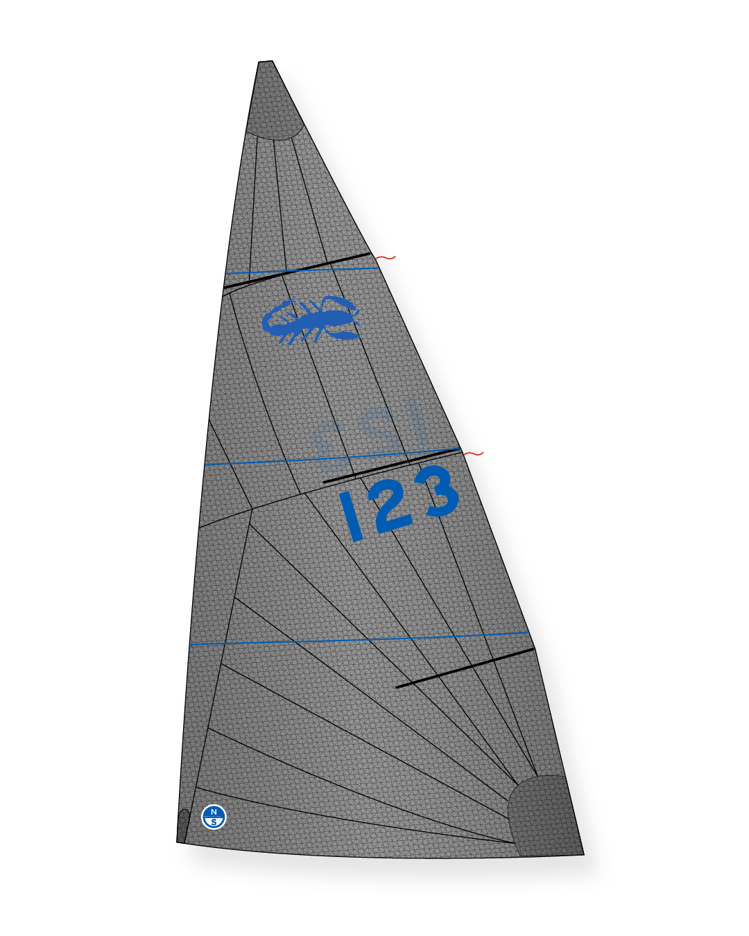 1 | Gray | North Sails Scorpion Mainsail
