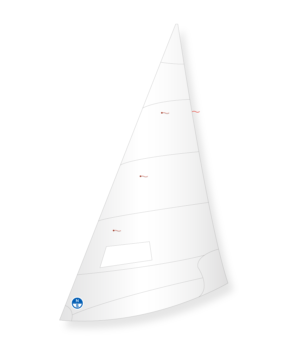 1 | White | North Sails Seabird Half Rater Jib