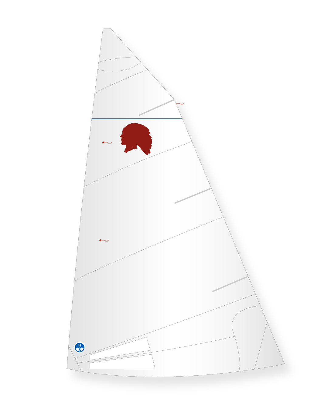 1 | White | North Sails Sea Dog Mainsail