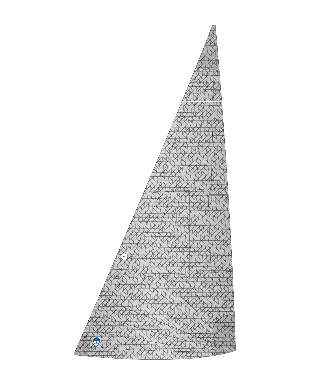 1 | Gray | North Sails Shark Catamaran Jib