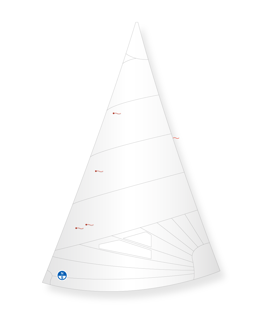1 | White | North Sails Shark 24 Genoa