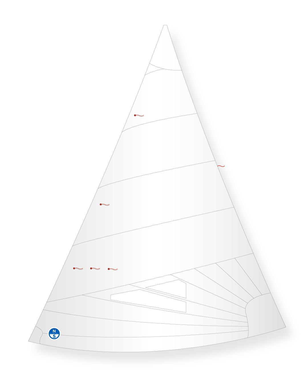 1 | White | North Sails Shark 24 Genoa