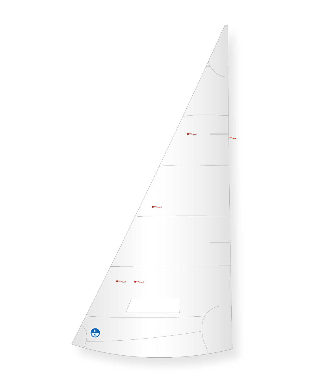 1 | White | North Sails Shark 24 Jib