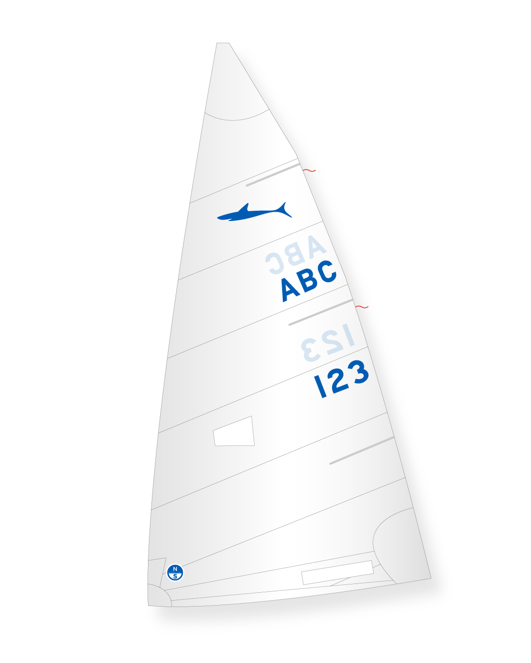 1 | White | North Sails Shark 24 Mainsail