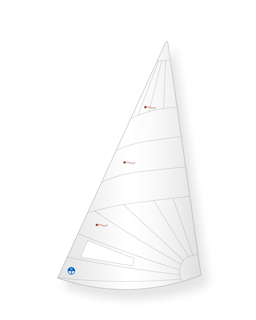 1 | White | North Sails Snipe R3-LM Jib