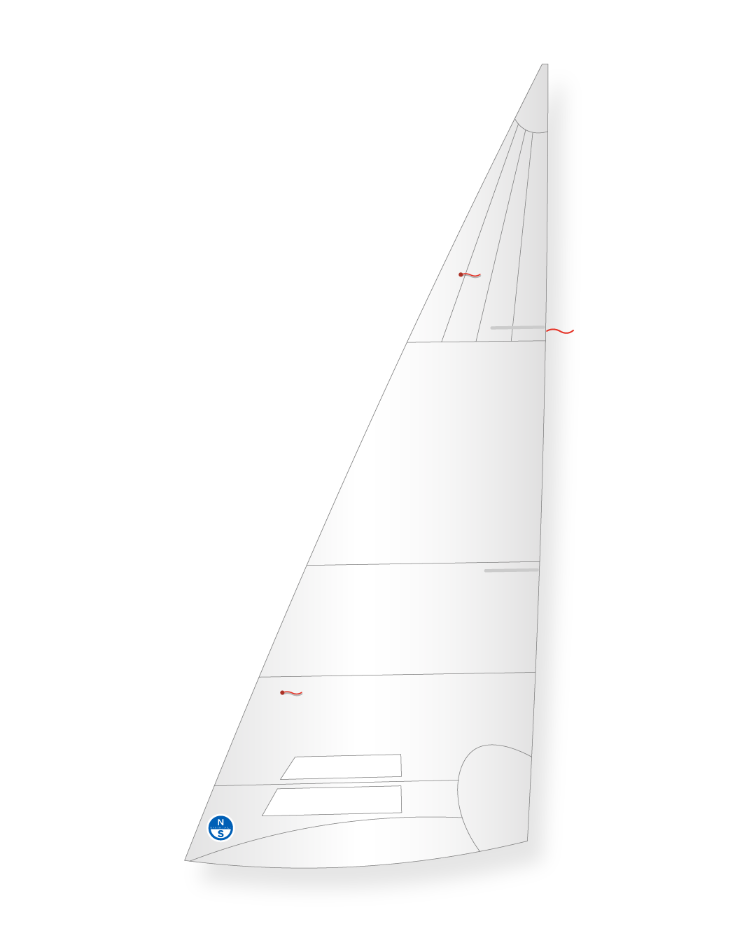 1 | White | North Sails Soling Turbo Heavy Jib