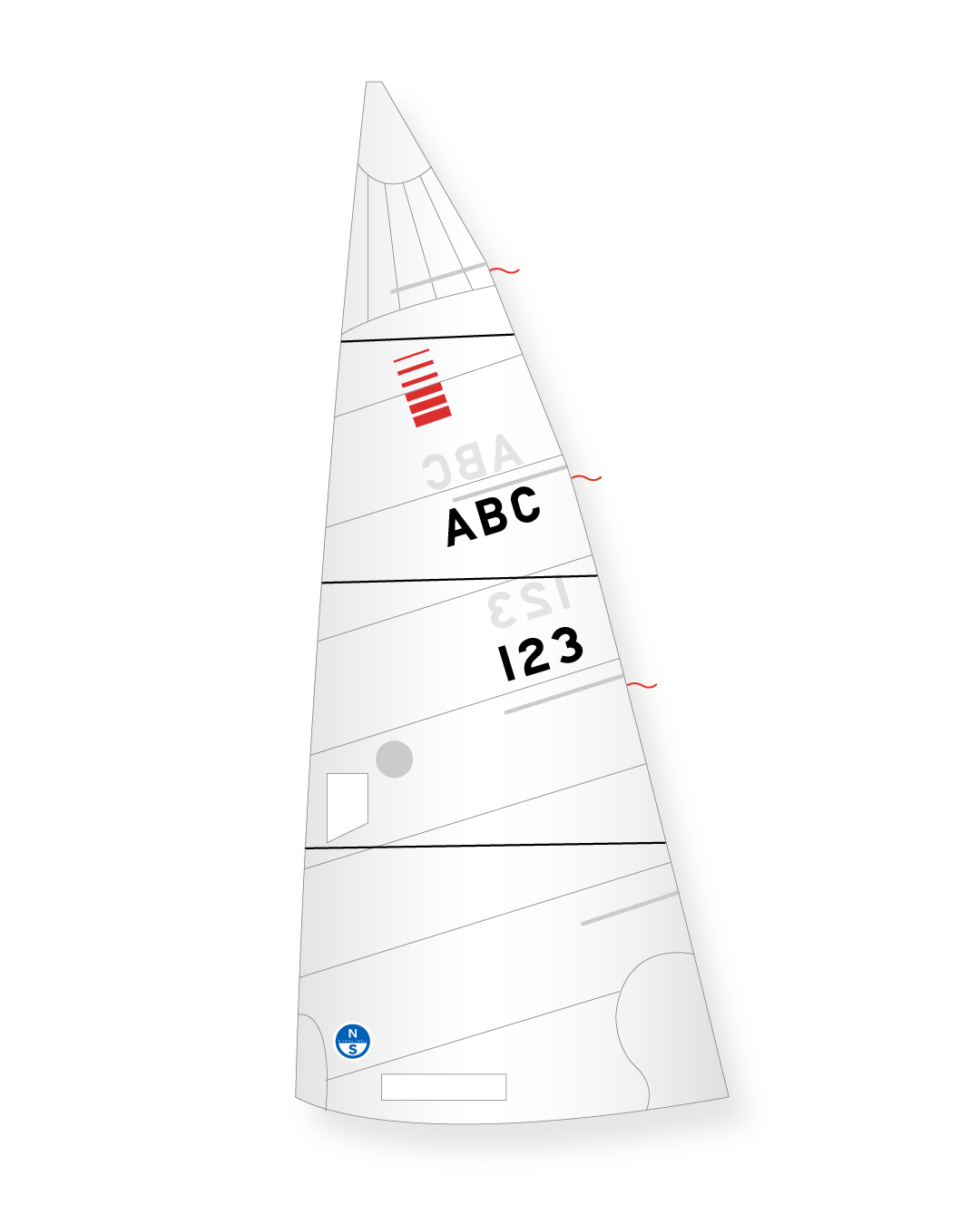 1 | White | North Sails Sonar Mainsail