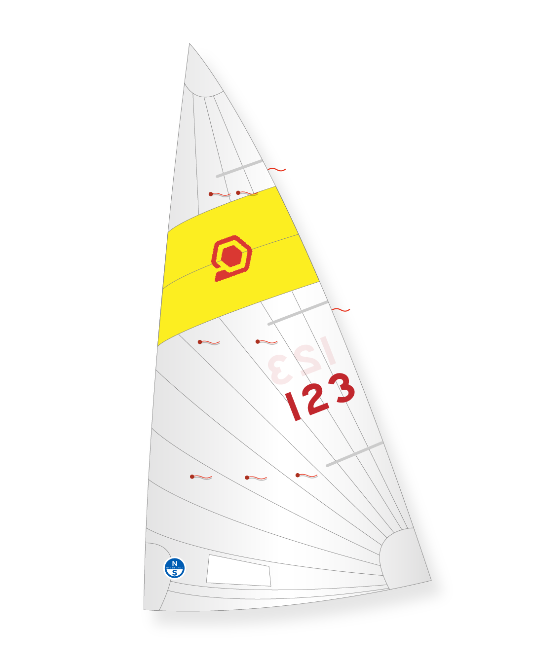 1 | White | North Sails Spiral Mainsail