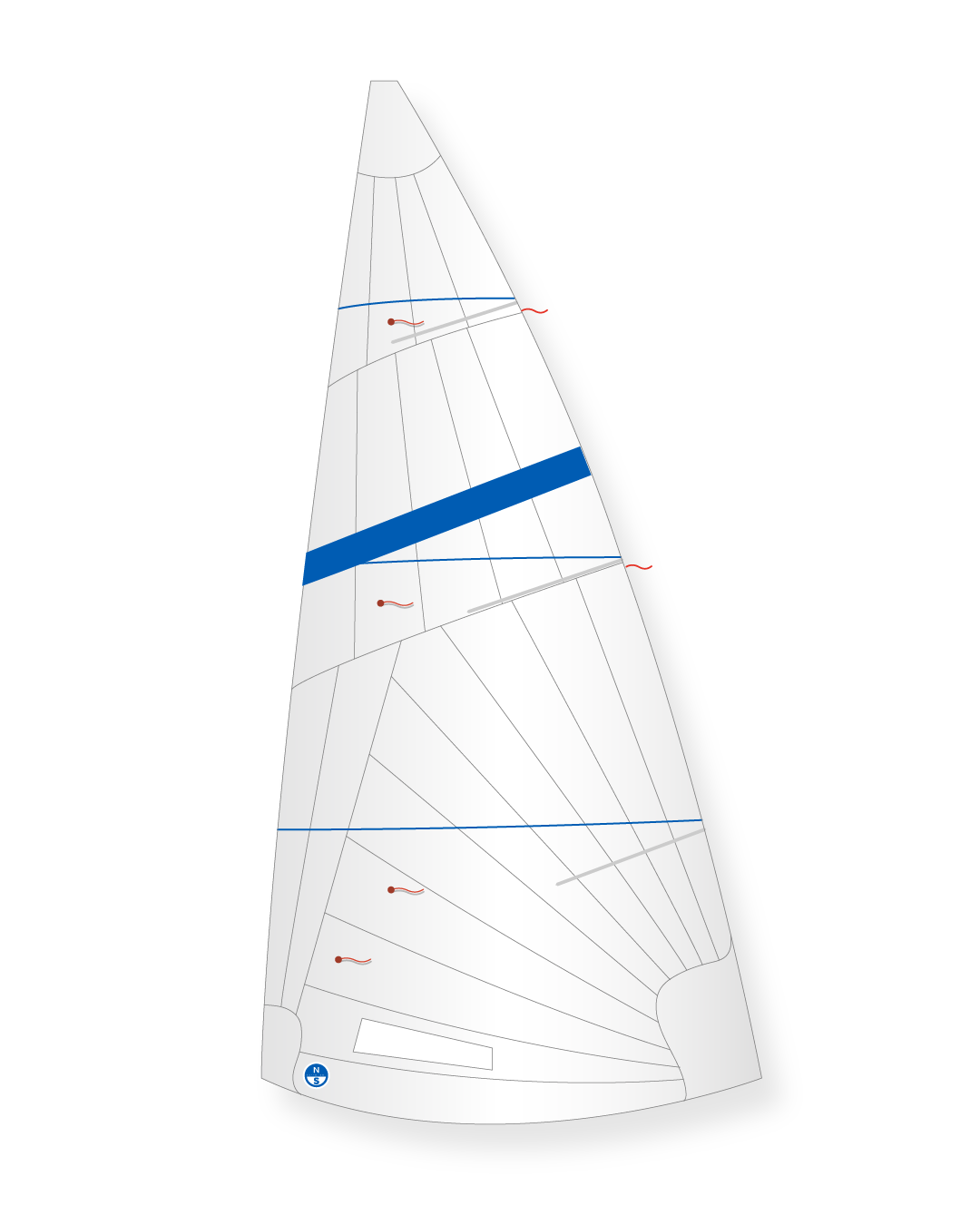 1 | White | North Sails Streaker Mainsail