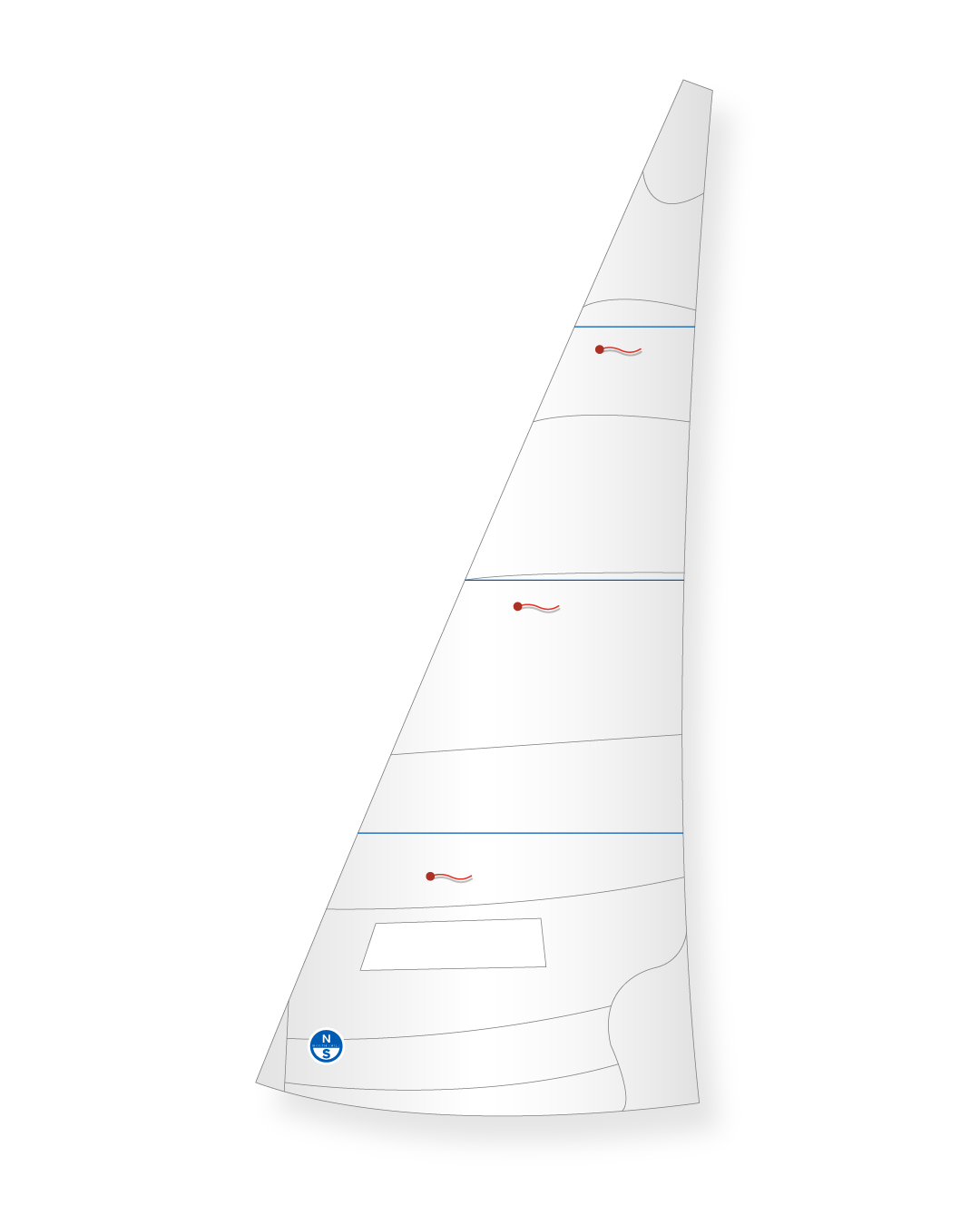 1 | White | North Sails Sunburst Jib