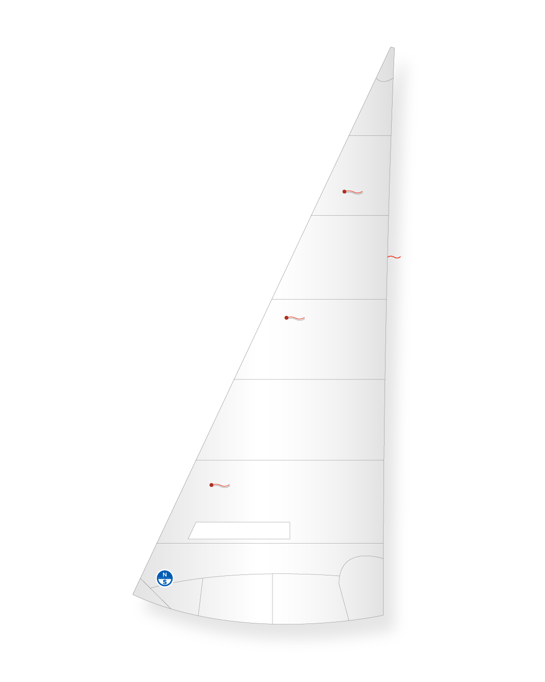 1 | White | North Sails Tempest Jib