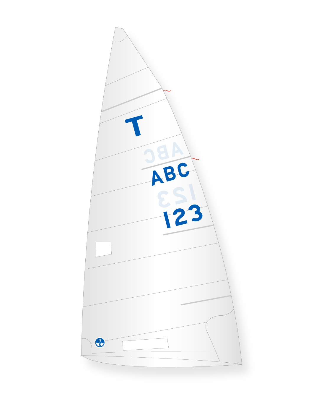 1 | White | North Sails Tempest Mainsail