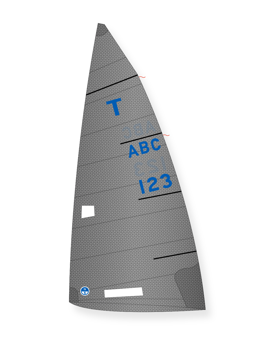 1 | Gray | North Sails Tempest Mainsail