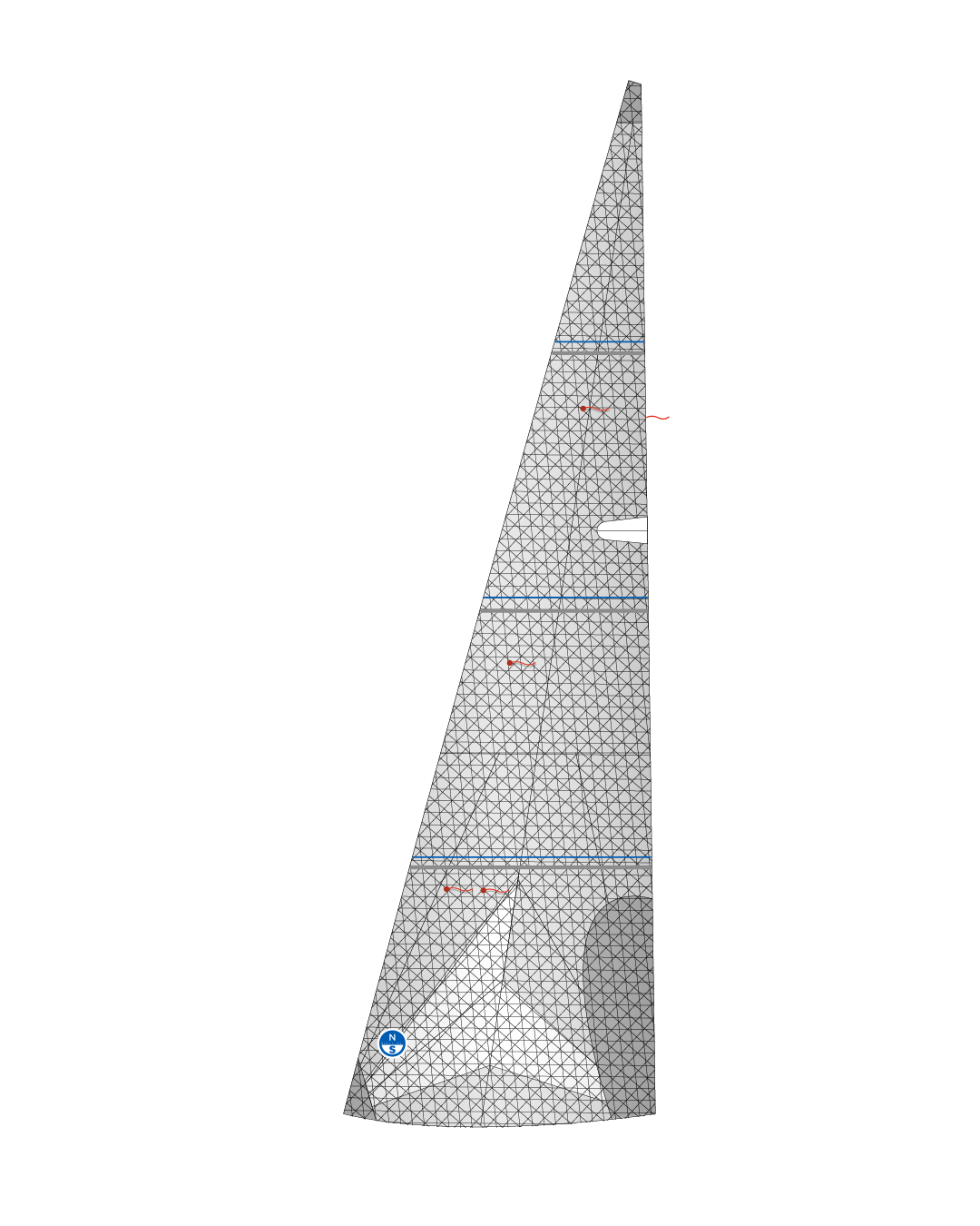 1 | Gray | North Sails Tornado Jib