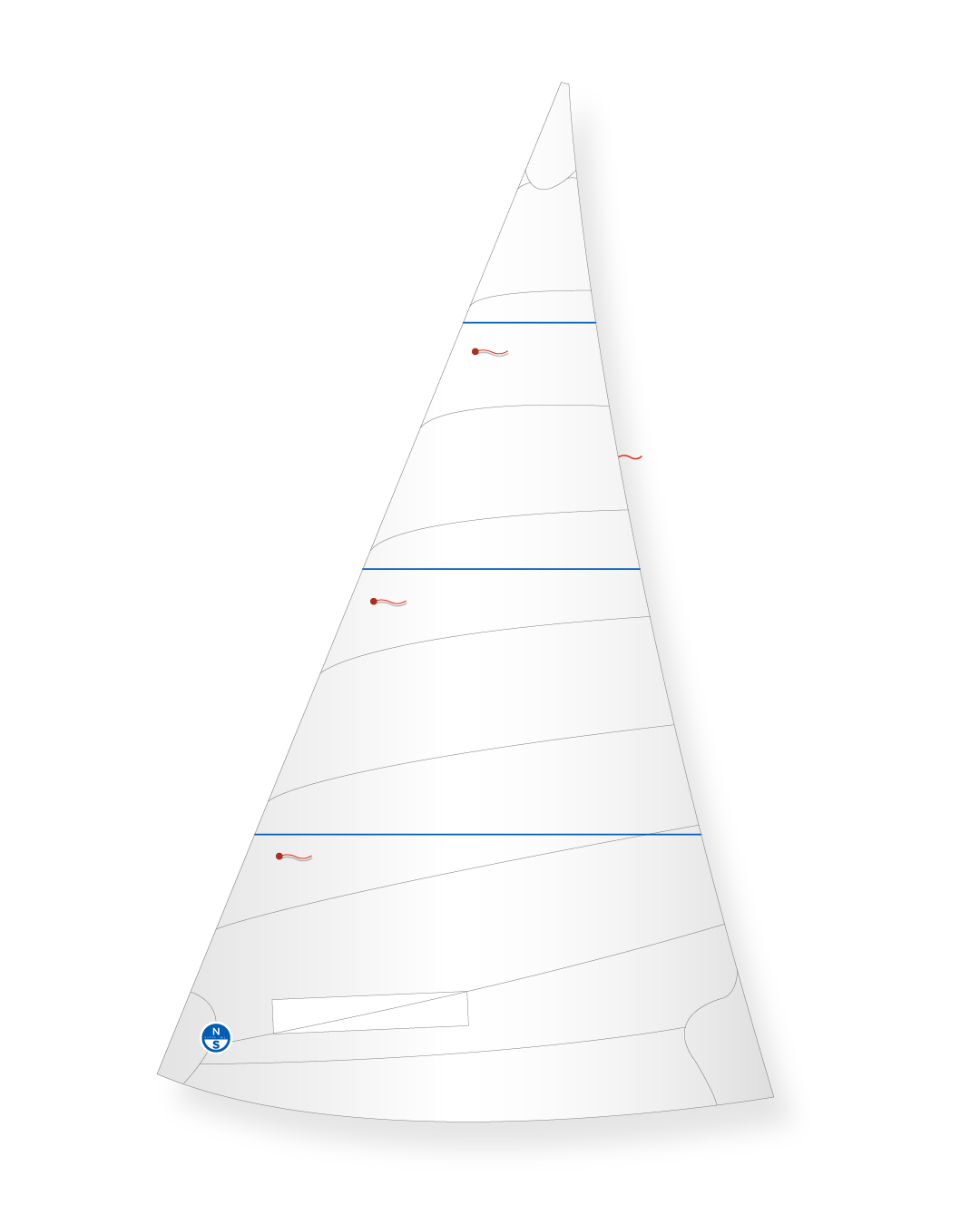 1 | White | North Sails Trias Genoa