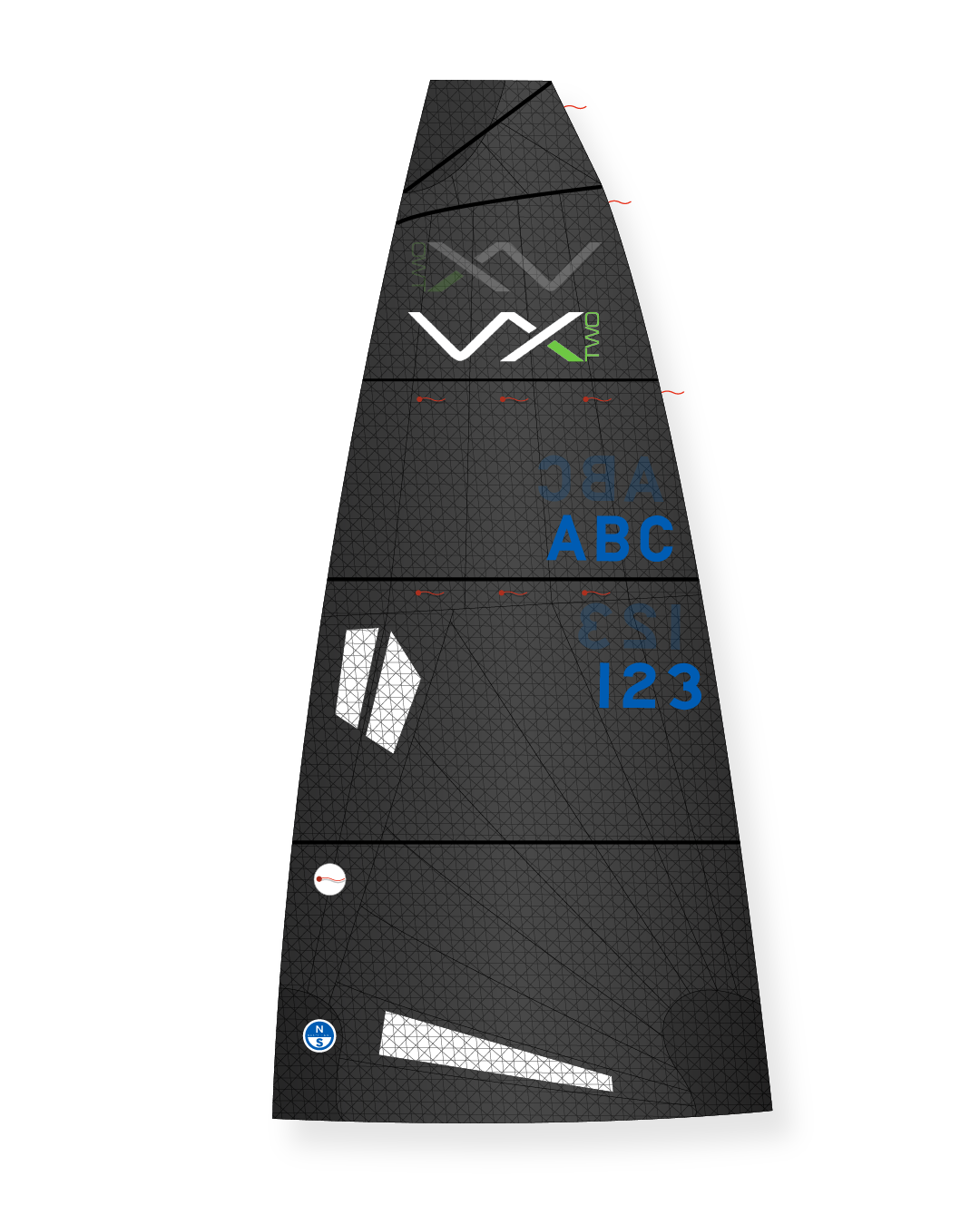 1 | Gray | North Sails VX Two Mainsail