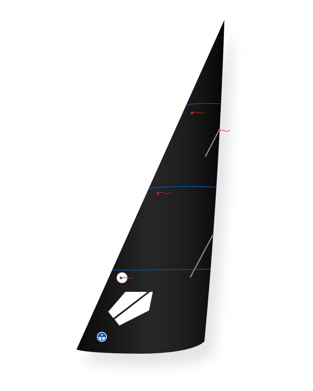 1 | Black | North Sails VX One Jib