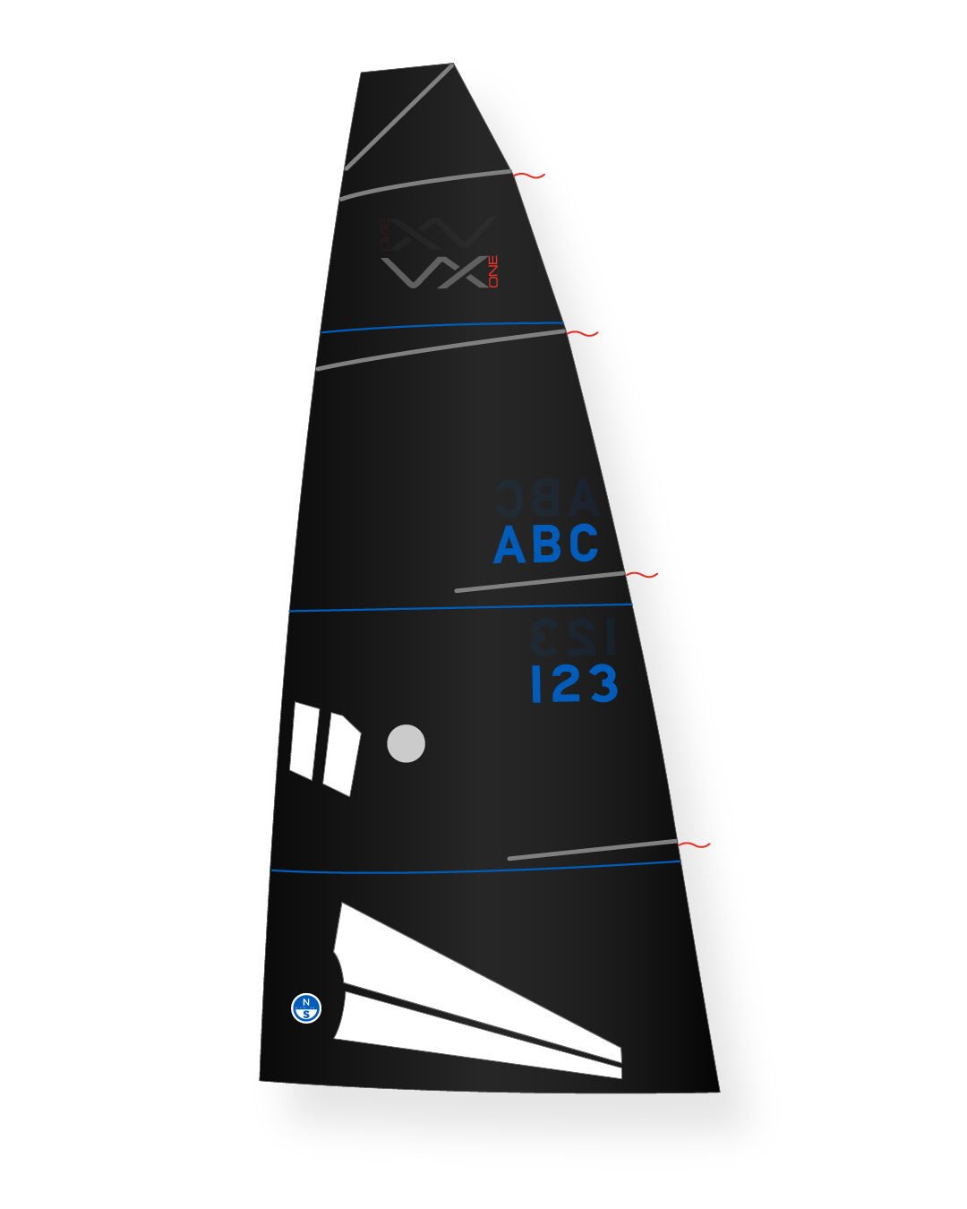 1 | Black | North Sails VX One Mainsail