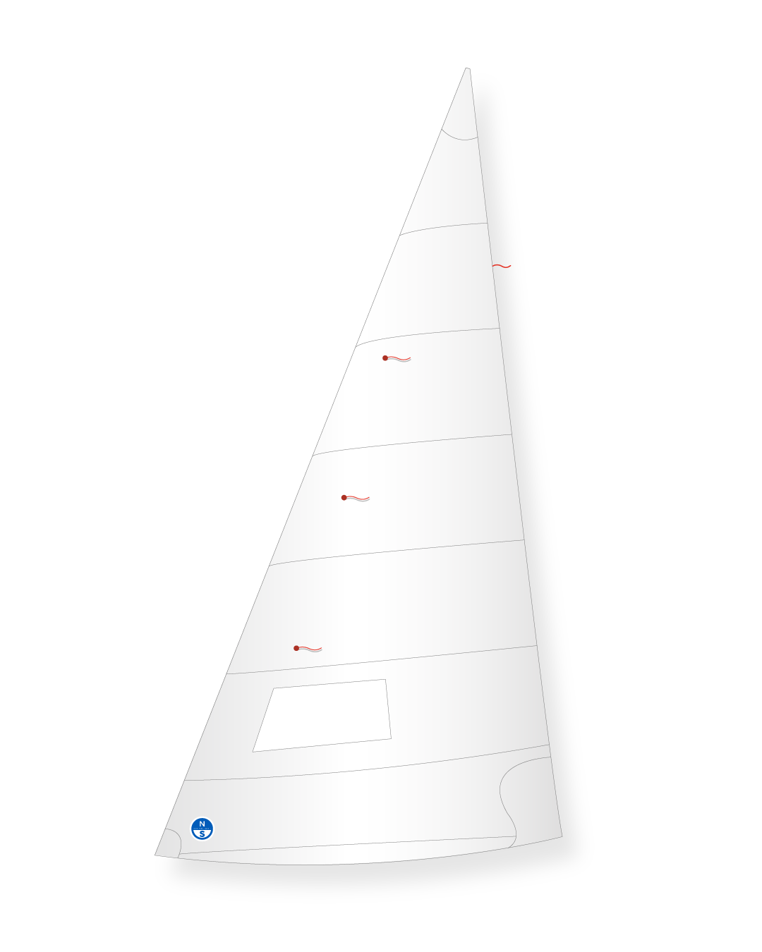 1 | White | North Sails Water Wag Jib