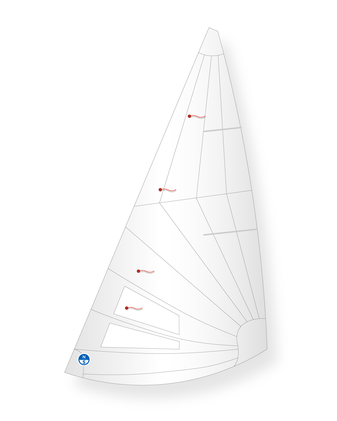 1 | White | North Sails X Boat RAD Blue Jib