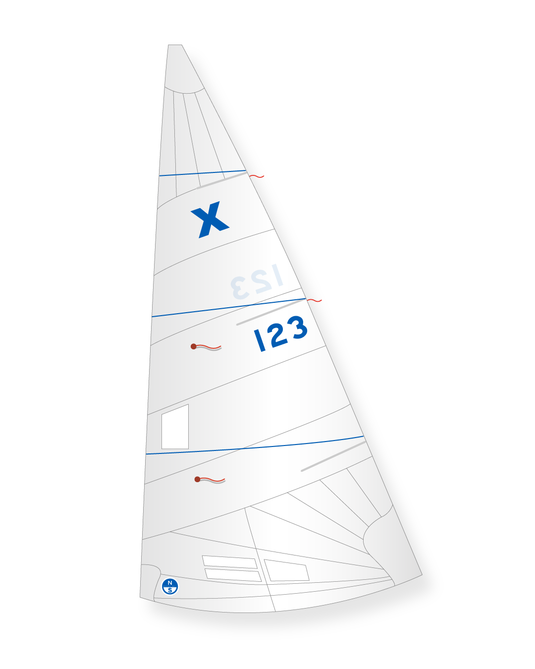 1 | White | North Sails XOD Mainsail